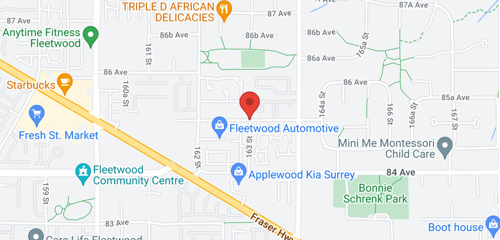 map of 613 20325 85 AVENUE